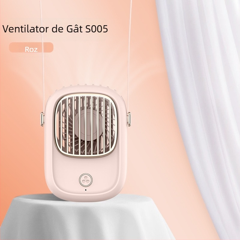 Ventilator mic portabil pentru birou, reîncărcabil, ultra-silențios, pentru birou, pentru studenți, mini portabil, cu vânt mare