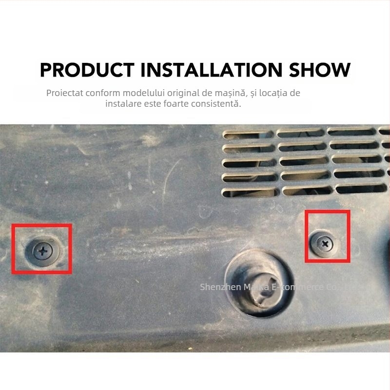 Cataramă universală auto pentru panoul interior al portbagajului, clemă cu șurub de expansiune din plastic, cataramă Fender