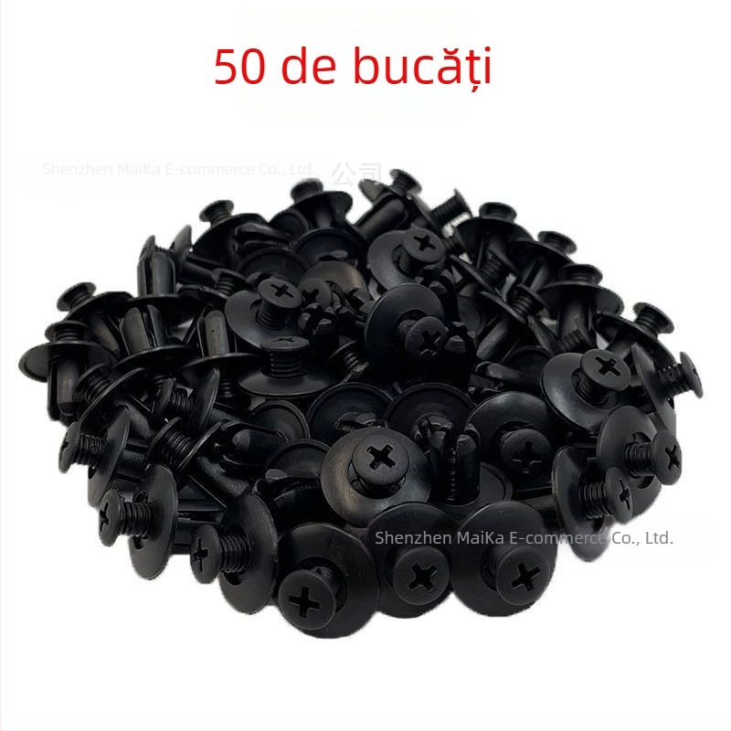 Cataramă universală auto pentru panoul interior al portbagajului, clemă cu șurub de expansiune din plastic, cataramă Fender