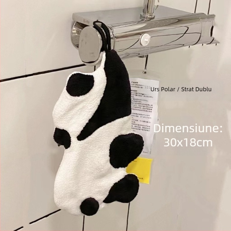 Urs polar Panda Ștergeți prosoape de mână agățate absorbante pentru toaletă Șervețele absorbante de mână Desene animate drăguțe transfrontaliere