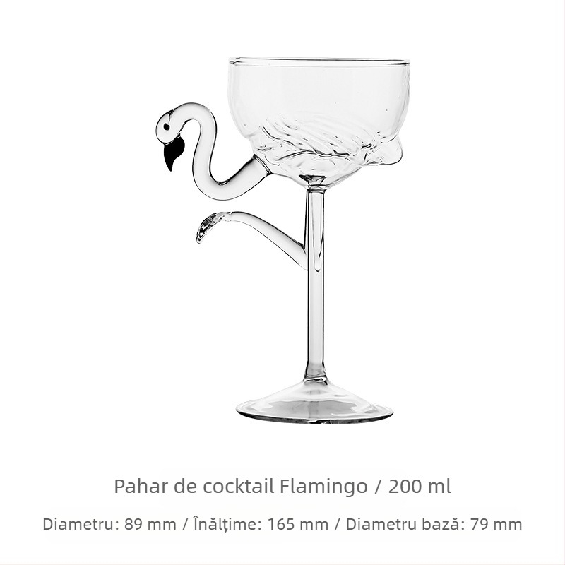 Pahar de sticlă cu tematică romantică creativă, pahar de vin alb atrăgător, pahar de cadou de logodnă cu design