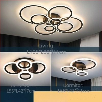 Lampă de tavan cu LED-uri moderne și simple, lampă de living pentru acasă, lampă de dormitor matrimonial, iluminat creativ, pachet personalizat de lampă pentru cameră