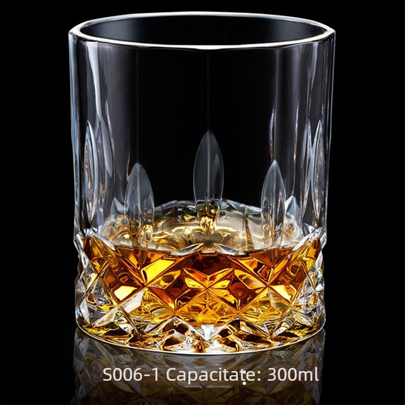 Pahar de vin whisky uz casnic stil european pahar vin pahar KTV bere ceașcă ceai ceașcă costum sticlă îngroșată pahar de apă