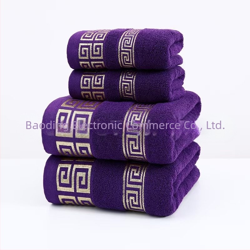 Prosop de baie din bumbac, din satin lat, jacquard, îngroșat, absorbant, cadou pentru hotel, prosop de plajă, prosop de baie din bumbac