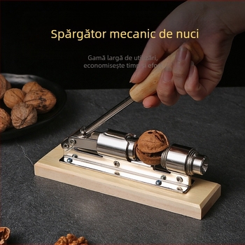 Yunfeng, mașină mecanică de galvanizare aurie, împinsă manual, clemă de nucă, dispozitiv de deschidere a nucii, clemă de nucă proaspătă, cereale integrale