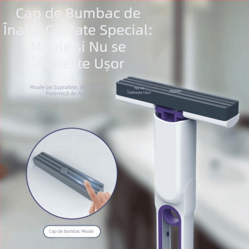 Spălare fără mâini leneșă multifuncțională telescopică desktop mini mop mic portabil absorbant de apă toaletă toaletă bucătărie uz casnic