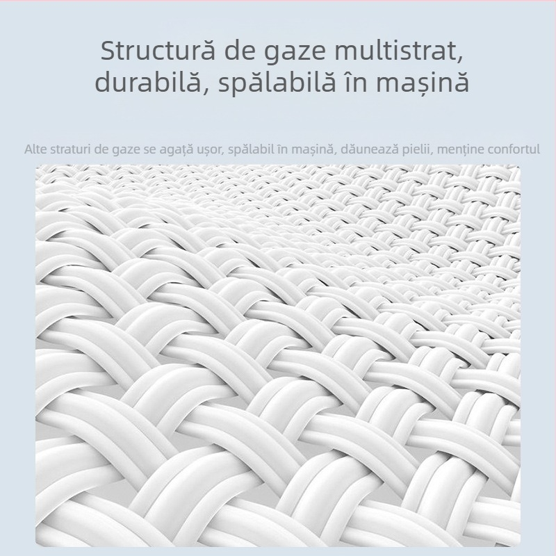 Sursă Producător En-gros Transfrontalieră Clasică Simplă din Bumbac Tifon Pătură Multistrat Prosop Pătură de Canapea Pătură de Aer Condiționat