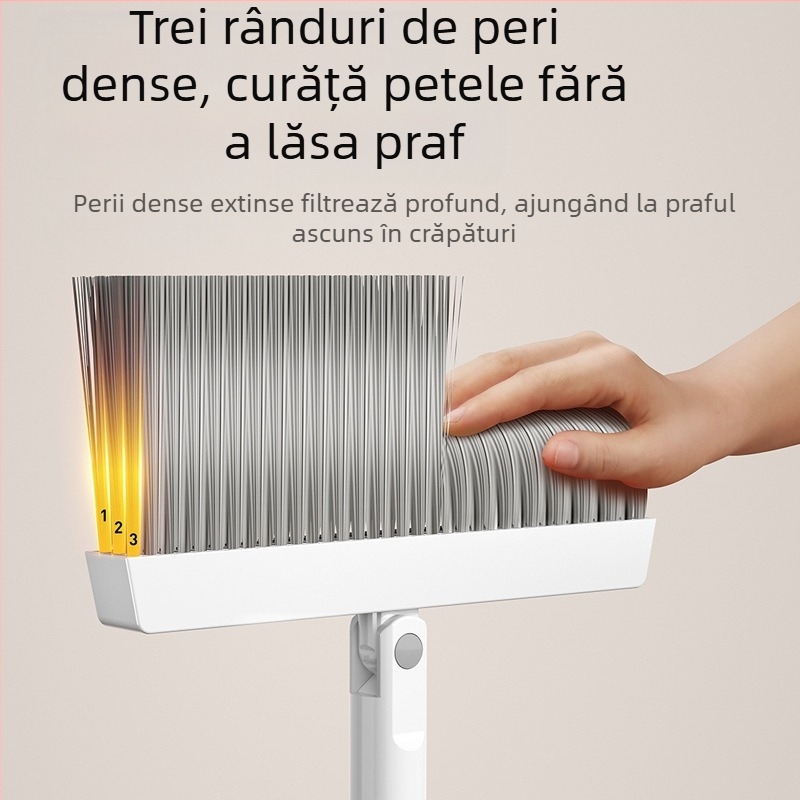 Mătură făraș costum combinație uz casnic măturare antiaderentă păr mătură pliabilă mare din aliaj de aluminiu lopată de gunoi