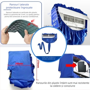 Aer condiționat curățare capac nou apă colectare capac uz casnic agățat impermeabil capac hotă încălzitor de apă colectare sac universal