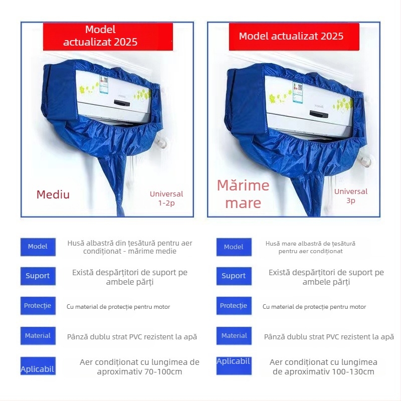 Aer condiționat curățare capac nou apă colectare capac uz casnic agățat impermeabil capac hotă încălzitor de apă colectare sac universal