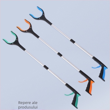 Clemă de gunoi pliabilă, cleme sanitare din aliaj de aluminiu transfrontaliere, clește sanitar, picker de gunoi, scule de picker, clemă lungă