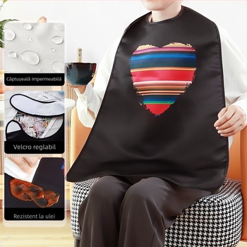 Bavetă pentru adulți, rezistentă la ulei, rezistentă la stropire, pentru o oală fierbinte, șorț special pentru orez, personalizat, salopetă impermeabilă pentru adulți, la modă