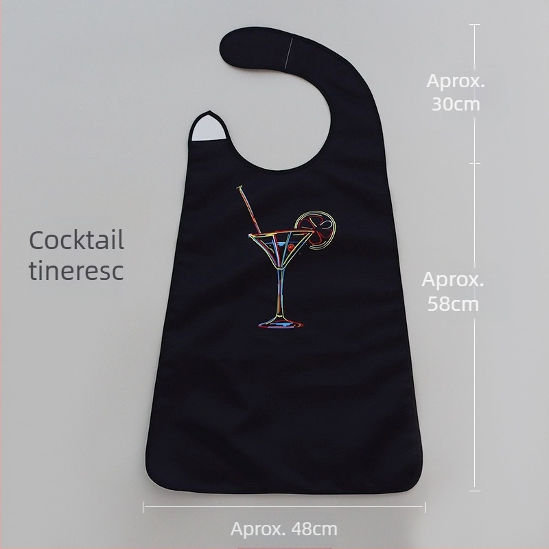 Bavetă pentru adulți, rezistentă la ulei, rezistentă la stropire, pentru o oală fierbinte, șorț special pentru orez, personalizat, salopetă impermeabilă pentru adulți, la modă