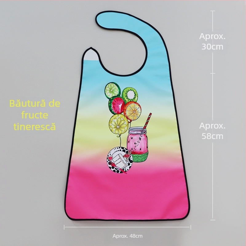 Bavetă pentru adulți, rezistentă la ulei, rezistentă la stropire, pentru o oală fierbinte, șorț special pentru orez, personalizat, salopetă impermeabilă pentru adulți, la modă