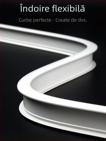 Roletă pentru șină de perdea, montată în partea superioară, tip cârlig, montată lateral, șină curbată, fereastră tip bay, glisieră dublă din aliaj de aluminiu, șină de ghidare silențioasă