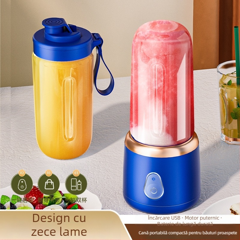 Storcător electric cu șnur portabil, cană de stors, mașină mică de fructe și legume, mixer de suplimente alimentare, cadouri en-gros transfrontaliere