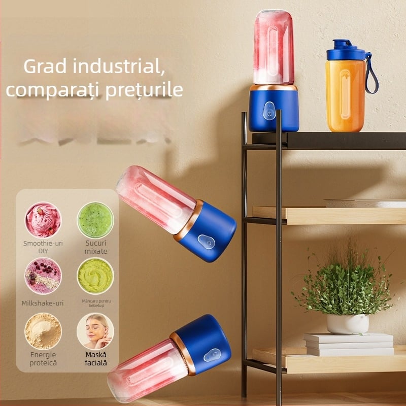 Storcător electric cu șnur portabil, cană de stors, mașină mică de fructe și legume, mixer de suplimente alimentare, cadouri en-gros transfrontaliere