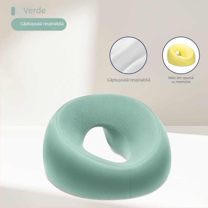 Pernă transfrontalieră Amazon pentru salon de înfrumusețare, pat de masaj, pernă specială, pat cu gaură pentru față, spumă cu memorie
