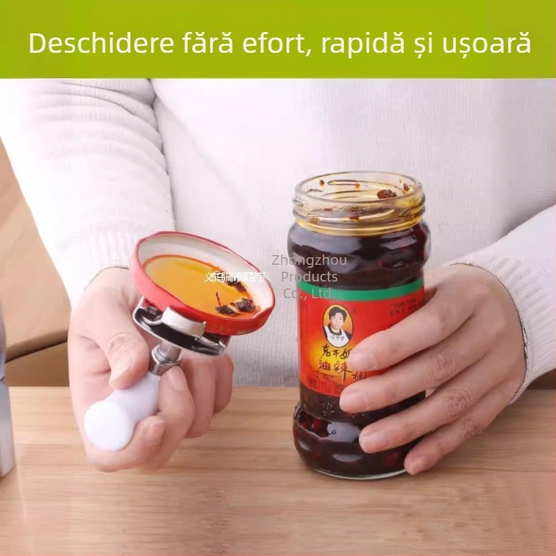 Deschizător de conserve de tip împingere, deschizător de capac din oțel inoxidabil, economisire a forței de muncă, deschizător de coajă, deschizător de sticle de bere cu presă automată, deschizător de conserve, deschizător de capac cu presă, deschizător de