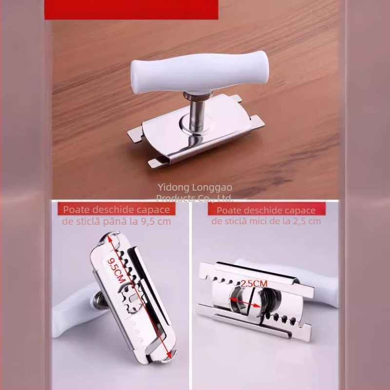 Deschizător de conserve de tip împingere, deschizător de capac din oțel inoxidabil, economisire a forței de muncă, deschizător de coajă, deschizător de sticle de bere cu presă automată, deschizător de conserve, deschizător de capac cu presă, deschizător de