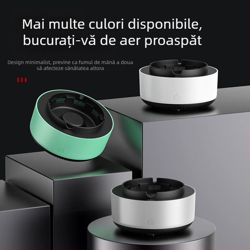 Scrumieră purificator de aer inteligent fum de mâna a doua fum fum fum interior living birou artefact de fumat