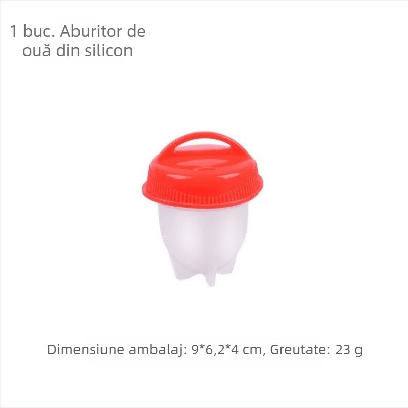 Gătitor de ouă transfrontalier, silicon antiaderent, abur pentru ouă, ceașcă de ouă la temperatură înaltă, creativă, cupă de ouă la abur, ustensile de bucătărie en-gros