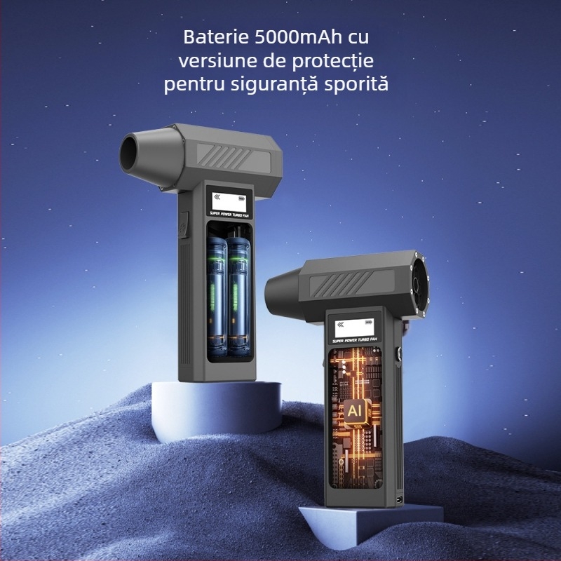 2025, ventilator transfrontalier pentru violență, micro-turbo, ventilator supraalimentat de mare viteză, uscător de păr cu colector de praf, tip uragan