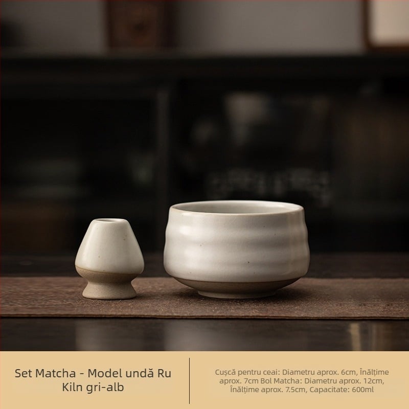 Stil japonez Cuptor Schimbare Retro Ceramică Matcha Bol Ceai Bol Ceai Loc Ceai Dinastia Song Loc Instrument