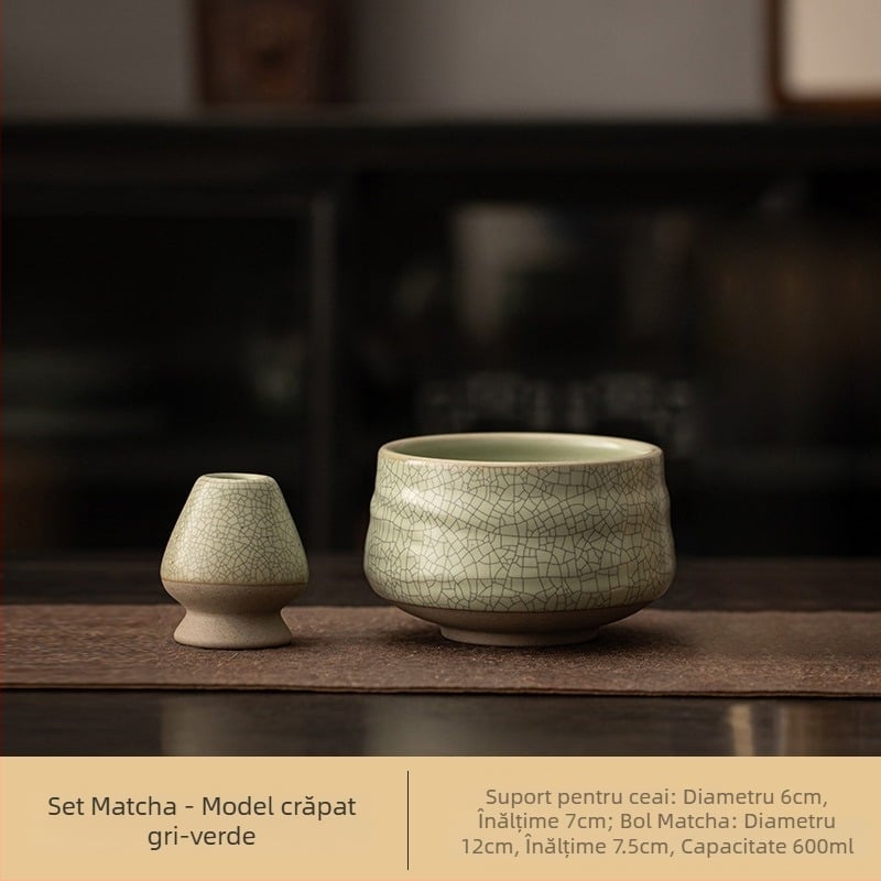 Stil japonez Cuptor Schimbare Retro Ceramică Matcha Bol Ceai Bol Ceai Loc Ceai Dinastia Song Loc Instrument