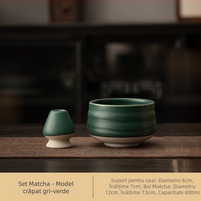 Stil japonez Cuptor Schimbare Retro Ceramică Matcha Bol Ceai Bol Ceai Loc Ceai Dinastia Song Loc Instrument