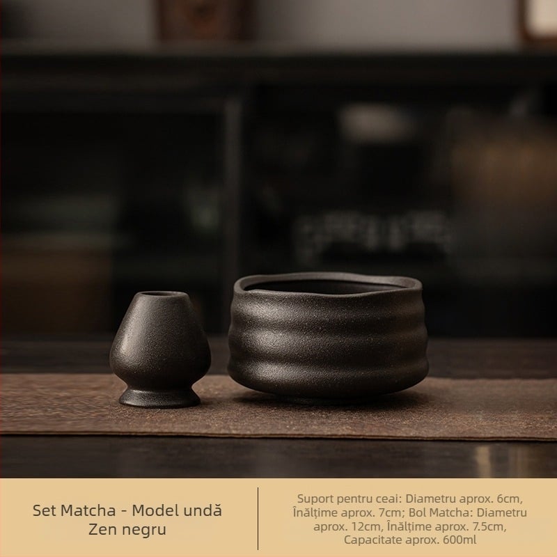 Stil japonez Cuptor Schimbare Retro Ceramică Matcha Bol Ceai Bol Ceai Loc Ceai Dinastia Song Loc Instrument