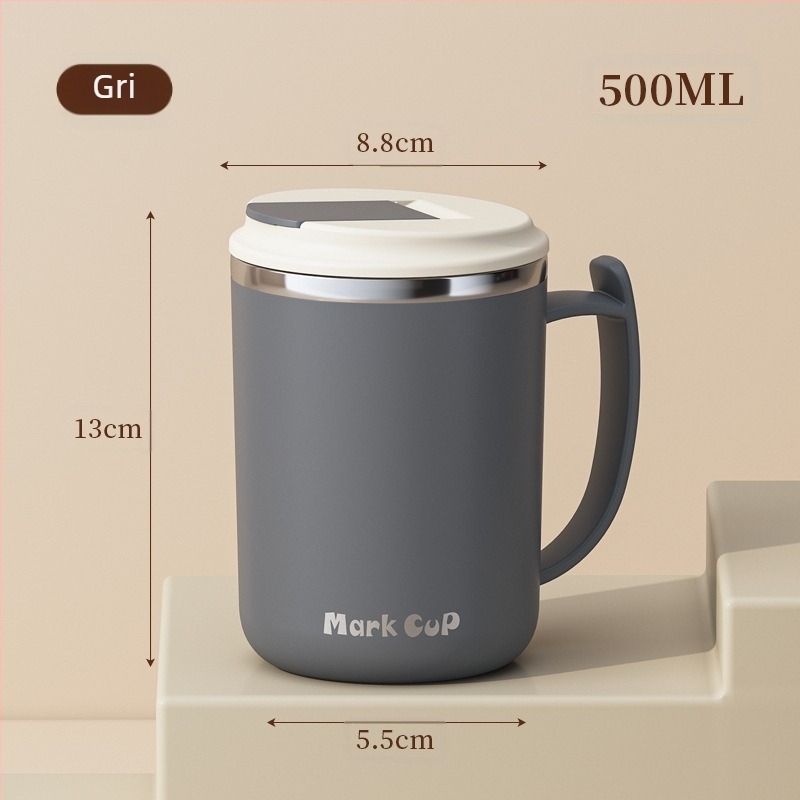 Ceașcă de cafea cu valoare cromatică ridicată, furnizată direct din fabrică, din oțel inoxidabil 304, cu scurgere de ceai, birou cu capac, generație de căni