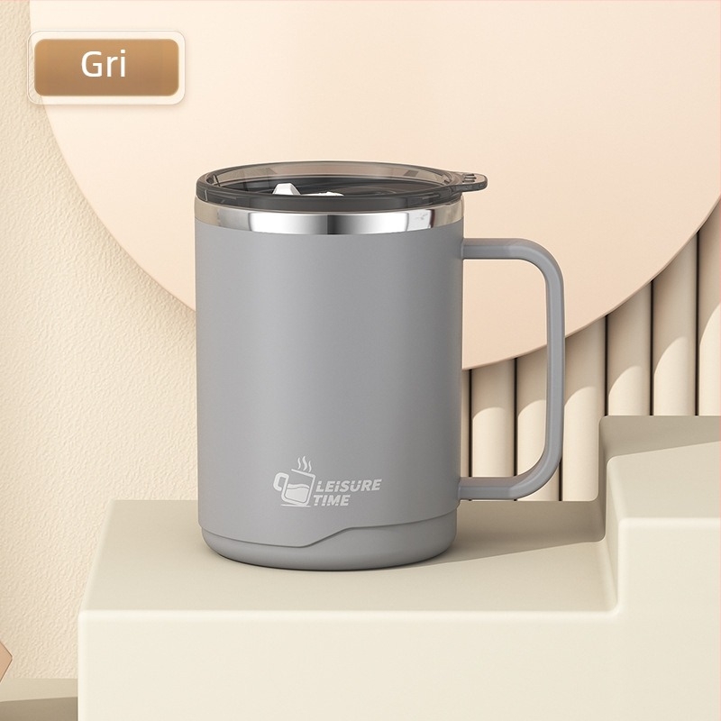 Ceașcă de cafea cu valoare cromatică ridicată, furnizată direct din fabrică, din oțel inoxidabil 304, cu scurgere de ceai, birou cu capac, generație de căni