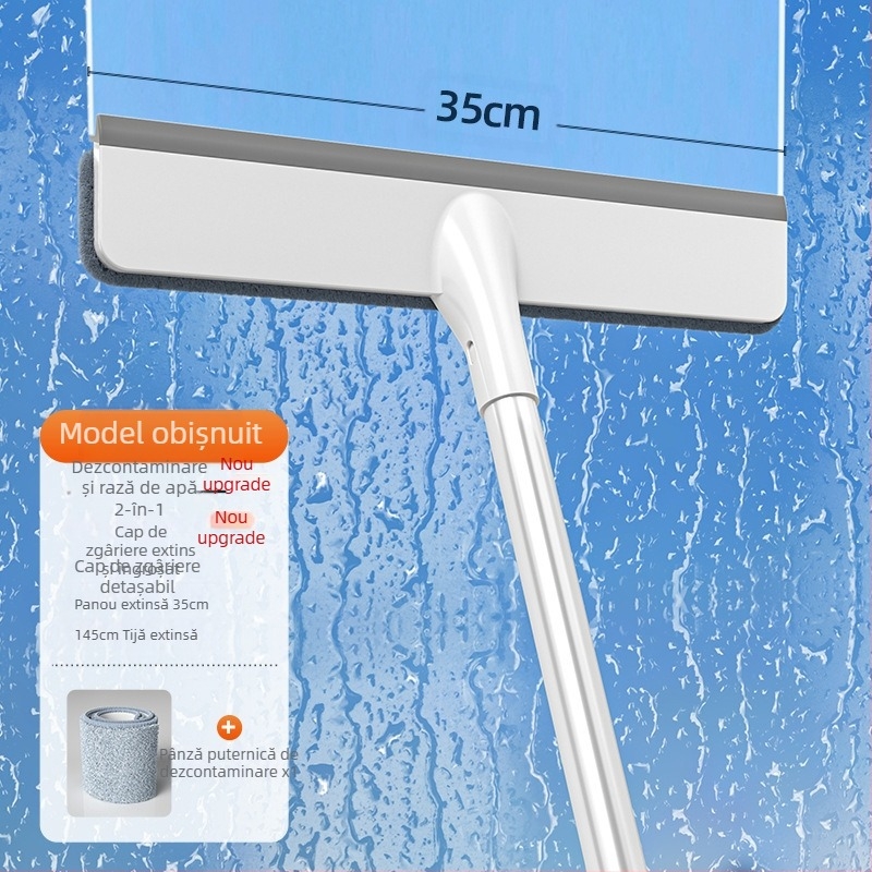 2023 noi instrumente speciale de curățare a ștergătoarelor de geam cu pulverizare cu apă pentru curățarea artefactelor din sticlă față-verso