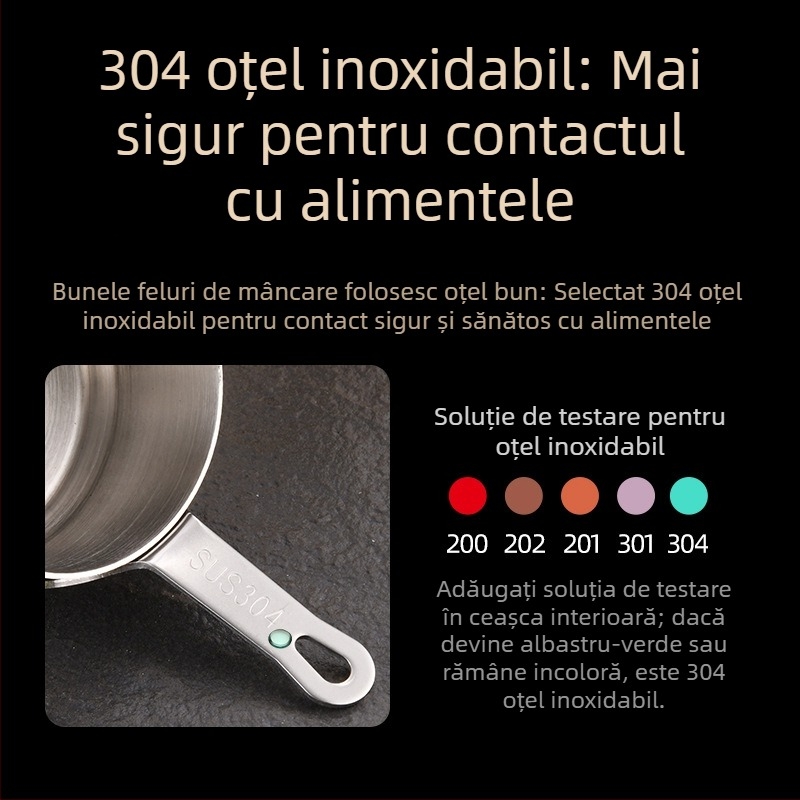 304 din oțel inoxidabil sos ceașcă cu sos farfurie Western Restaurant friptură sos ceașcă Creative sos roșii ceașcă găleată tacâmuri