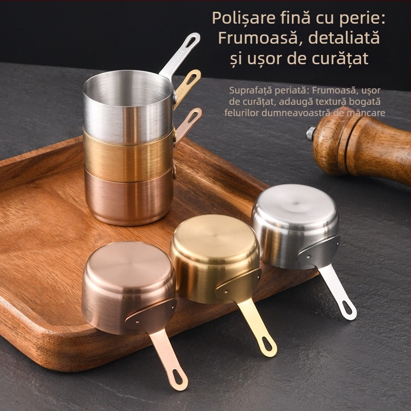 304 din oțel inoxidabil sos ceașcă cu sos farfurie Western Restaurant friptură sos ceașcă Creative sos roșii ceașcă găleată tacâmuri