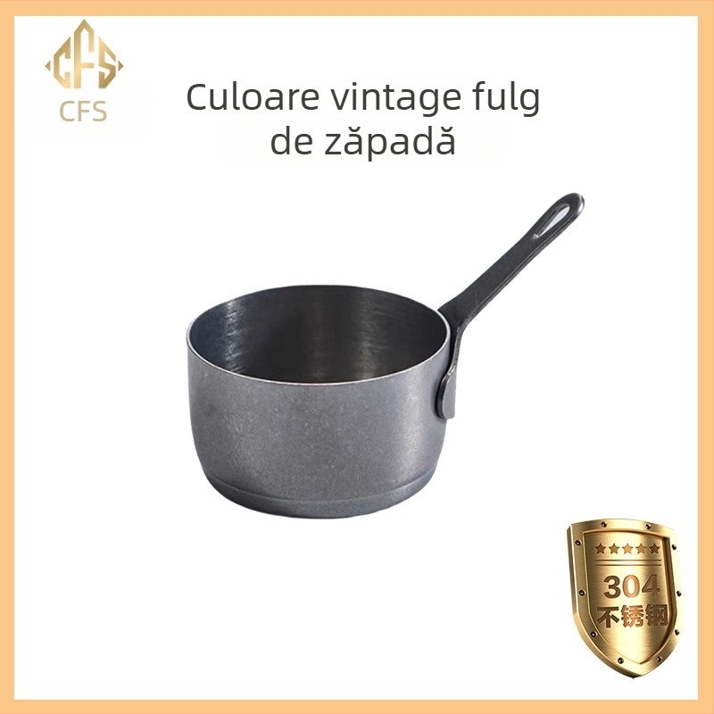 304 din oțel inoxidabil sos ceașcă cu sos farfurie Western Restaurant friptură sos ceașcă Creative sos roșii ceașcă găleată tacâmuri