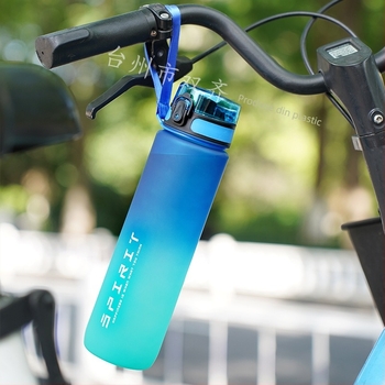 1L capacitate mare de băut direct sport apă cană 32oz transfrontalieră gradient spațiu cană student vară în aer liber pahar de apă din plastic