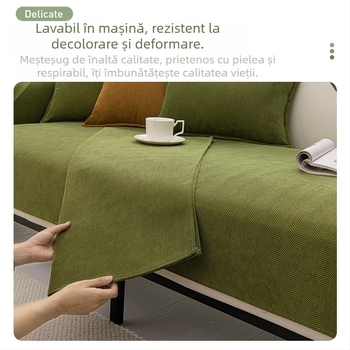 Pernă de canapea impermeabilă cu model herringbone 2024 nouă, pernă antiderapantă pentru toate anotimpurile, universală, anti-zgârieturi pentru pisici, îngroșată, husă de canapea, husă pentru prosop