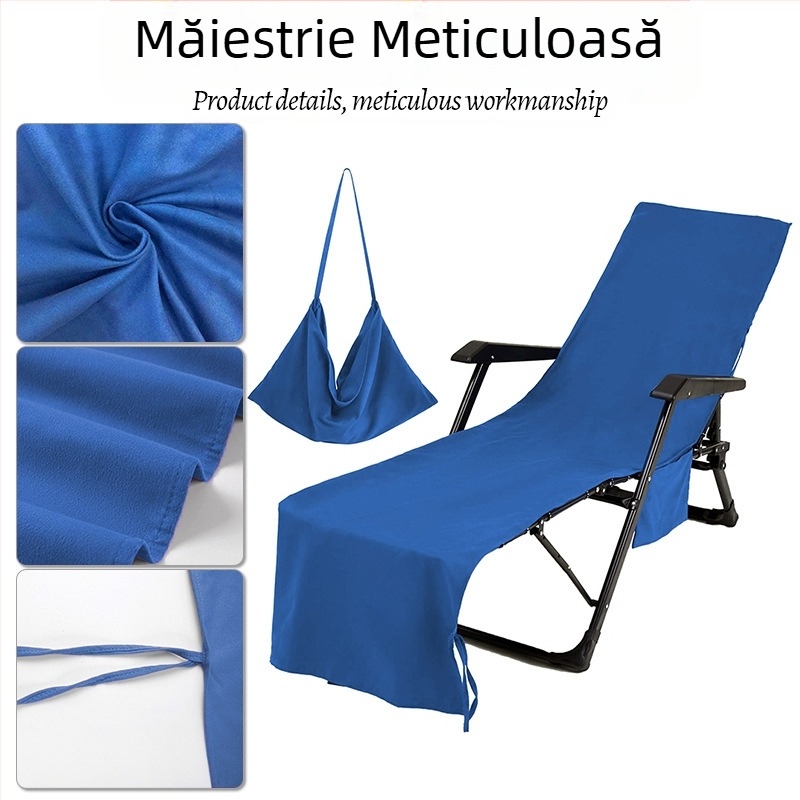 Husă de plajă transfrontalieră europeană și americană, portabilă, din microfibră, absorbantă de apă, cu uscare rapidă, rezistentă la uzură, pentru buzunar, producător, vânzări directe, en-gros