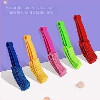 Perie de curățare a obturatorului cu artefacte pentru ventilator de spălare, perie de curățare a golurilor cu unghi mort, perie de curățare a golurilor de aer condiționat auto, perie de uz casnic