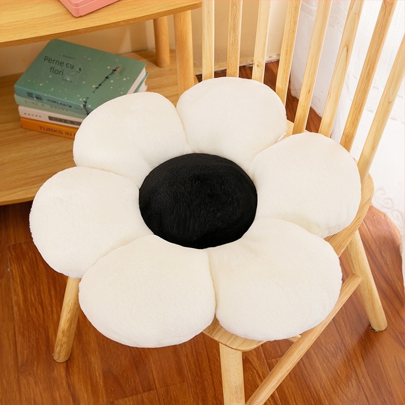 Pernă de pluș cu pernă de flori Ins High Color Value, pernă de dormit, ornamente pentru scaun de birou, pernă de canapea