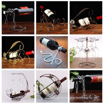 Stil nordic Dulap de vinuri Ornamente Rack de vinuri în stil european Rack de vinuri Bar KTV Fier Rack de vinuri