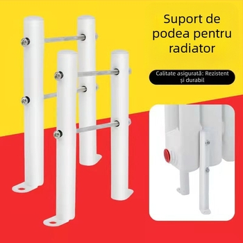 Suport vertical pentru radiator, cadru de fixare îngroșat, suport inferior pentru podea, picior de ancorare, bază