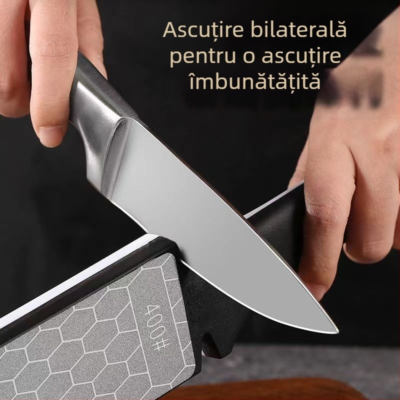 Nouă piatră de ascuțit multifuncțională pentru cuțite de bucătărie, artefact, 400 mesh, 1000 mesh, gadget de bucătărie