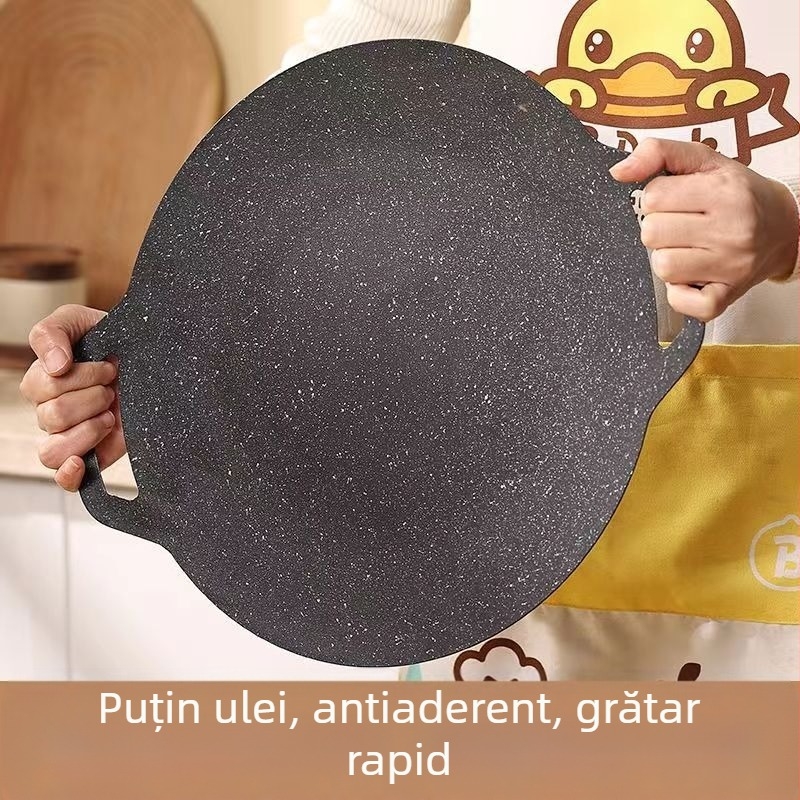 Tavă de copt în aer liber, camping, casetofon, aragaz, coreean de uz casnic, aragaz cu inducție, aragaz cu gaz, tigaie de copt portabilă, placă de prăjit