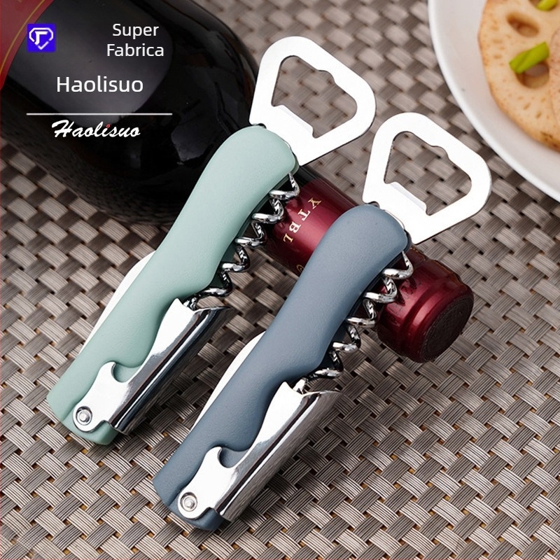 Deschizător de cutii de bere din oțel inoxidabil multifuncțional, deschidere de sticle de vin, multifuncțional, creativ, simplu, italian, ustensile de bucătărie en-gros