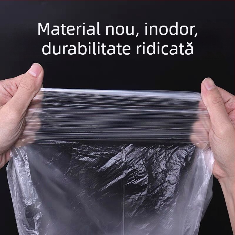 Saci de gunoi mici, 1000 bucăți, îngroșați, albi, speciali pentru camere de hotel, saci de gunoi din plastic transparent îngroșat, en-gros