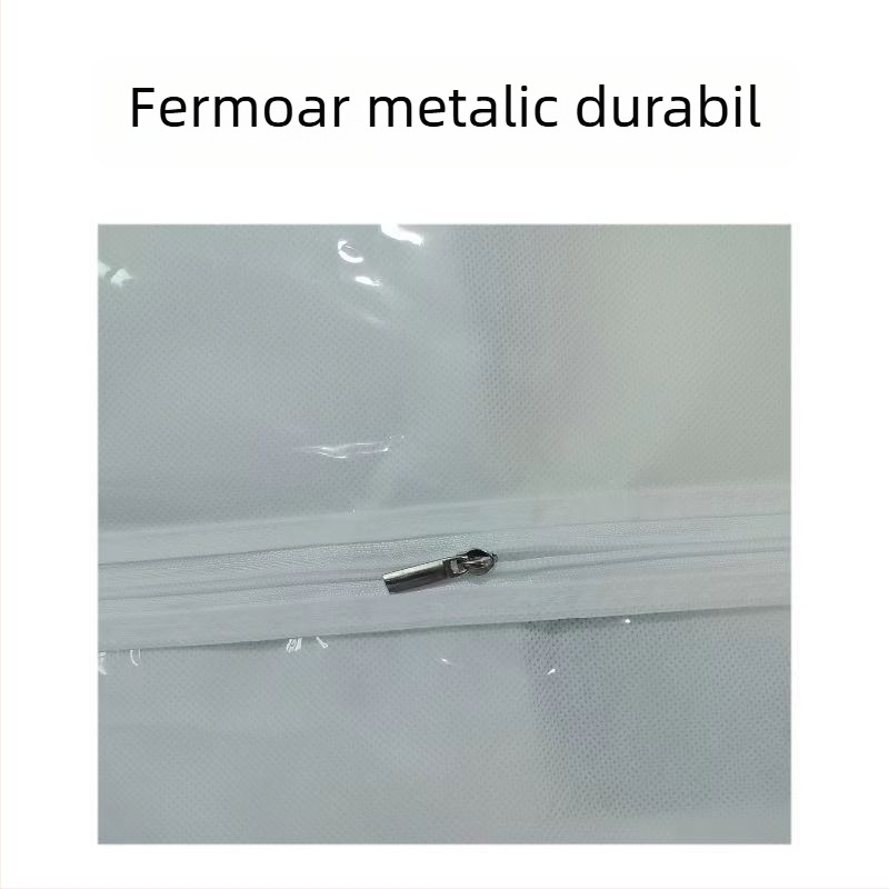 Geantă de depozitare pentru costum de mireasă transfrontalieră, rezistentă la praf și umiditate, material nețesut, cu geantă de depozitare pentru geantă de mână, husă de praf pentru fustă