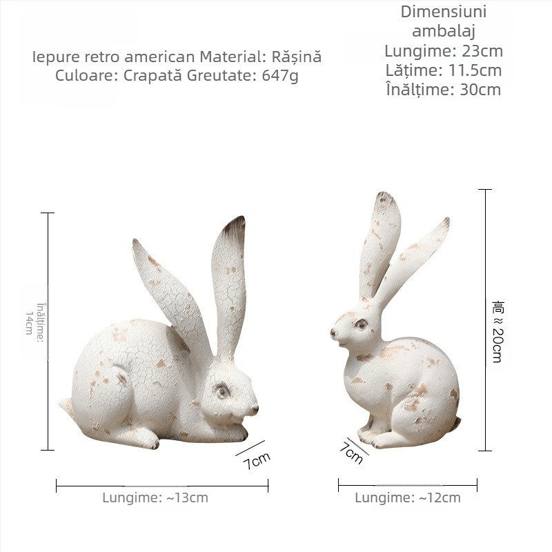 Recuzită de fotografiere antică americană, simulare curte de grădină, lână, senzație de iepure cu urechi lungi, ornamente decorative
